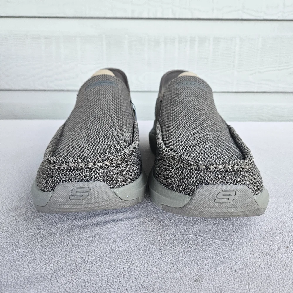 Skechers Slip-ins Parson Ralven Brown Loafer Men SZ 13 Slip-On Memory Foam